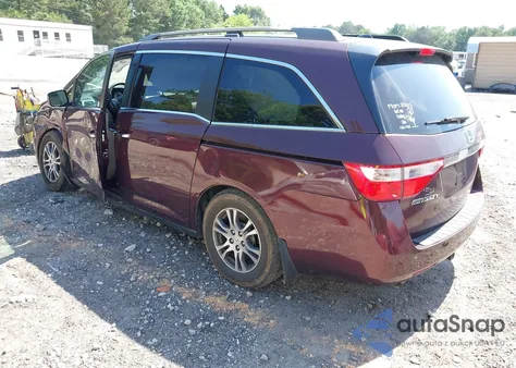 2013 Honda Odyssey Ex-L z USA, uszkodzony, nr VIN 5FNRL5H69DB080653